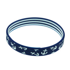 Promotional cheap custom logo silicone bracelets bangles jewelry women wholesale